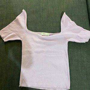 ZARA Knit off the shoulder top